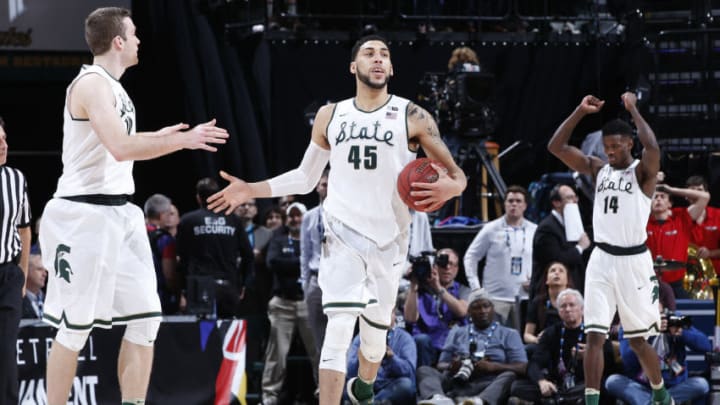 INDIANAPOLIS, IN - MARCH 12: Denzel Valentine