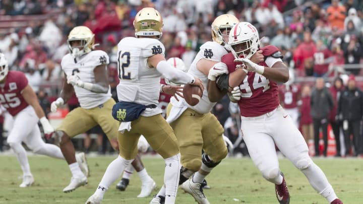 Notre Dame football takes on Stanford in 2021.  (Photo by David Madison/Getty Images)