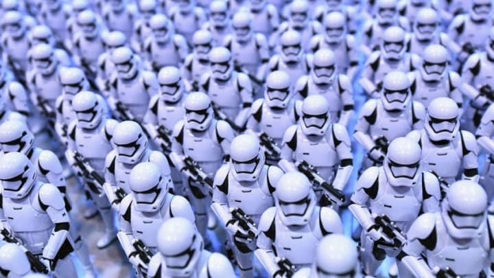 ORLANDO, FL - APRIL 14: Stormtrooper are lined up at the Star Wars Celebration day 02 on April 14, 2017 in Orlando, Florida. (Photo by Gustavo Caballero/Getty Images)