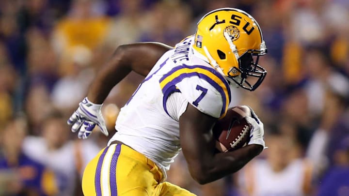 BATON ROUGE, LA - OCTOBER 17: Leonard Fournette
