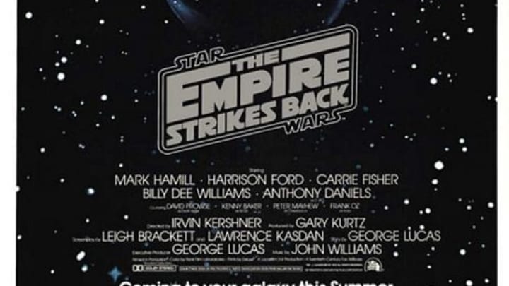 The Empire Strikes Back advance poster