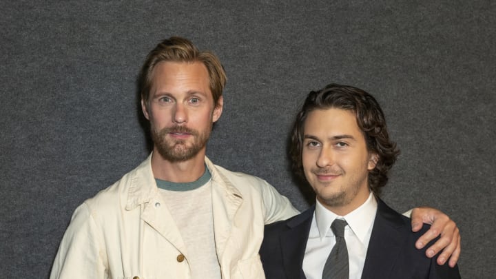 NEW YORK, UNITED STATES – 2019/10/15: Alexander Skarsgard and Nat Wolff attend special screening of The Kill Team at Landmark at 57 West. (Photo by Lev Radin/Pacific Press/LightRocket via Getty Images)