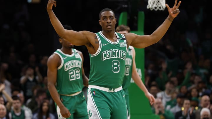 Malik Fitts has shown flashes of athleticism in garbage minutes for the Boston Celtics Mandatory Credit: Winslow Townson-USA TODAY Sports