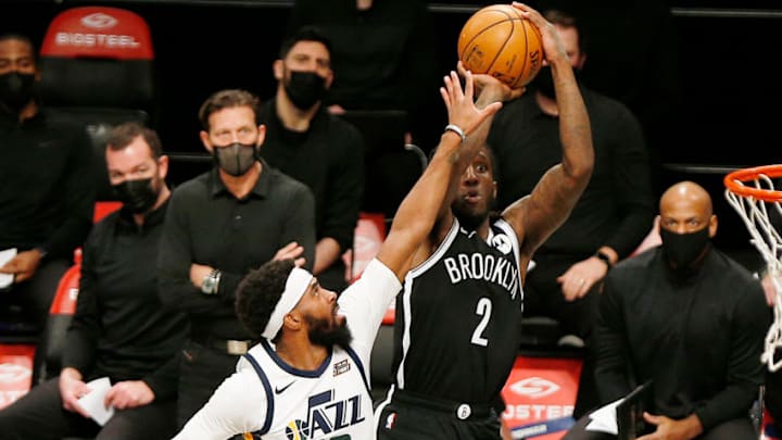 Wing Taurean Prince, formerly of the Brooklyn Nets, shoots the ball. (Photo by Andy Marlin-USA TODAY Sports)