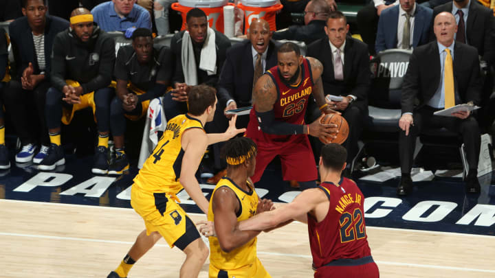 INDIANAPOLIS, IN – APRIL 20: LeBron James