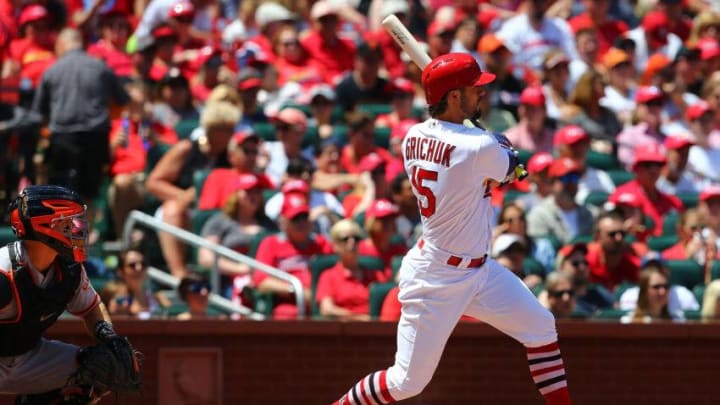 ST. LOUIS, MO - MAY 21: Randal Grichuk