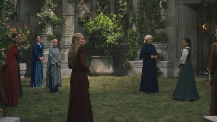 Aes Sedai in The Wheel of Time season 2. Image: Prime Video.