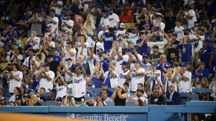 Los Angeles Dodgers fans. (Gary A. Vasquez-USA TODAY Sports)