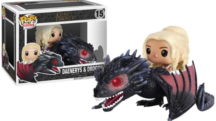 Drogon and Daenerys Pop! figure ($24.99)
