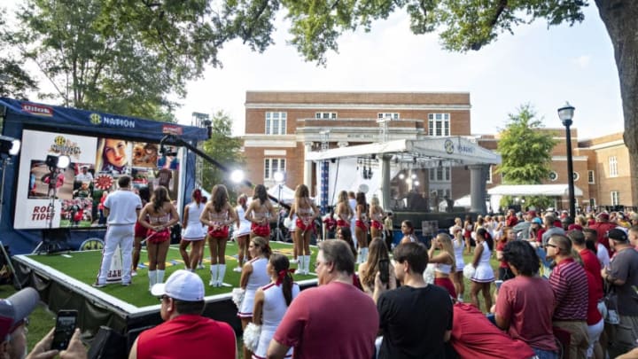 SEC Nation setup on the campus of the University of Alabama (Photo by Wesley Hitt/Getty Images)