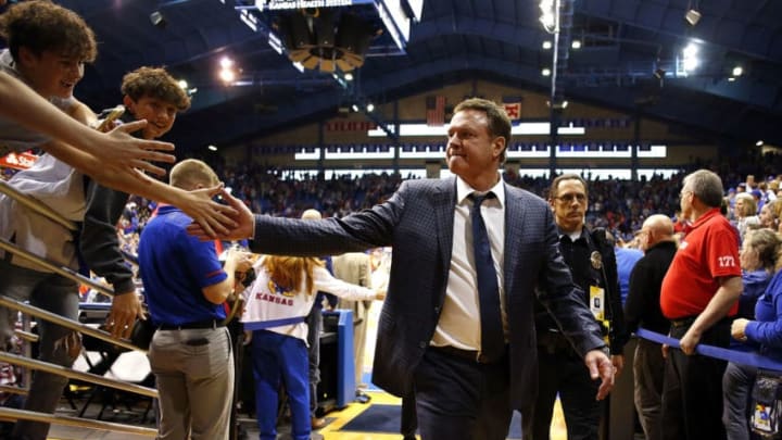 Bill self, Kansas basketball (Photo by Jamie Squire/Getty Images)