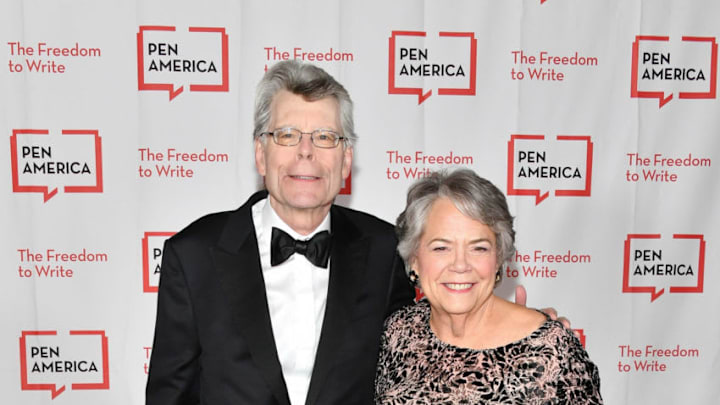 NEW YORK, NY - MAY 22: Stephen King (L) and Carolyn Reidy attend the 2018 PEN Literary Gala at the American Museum of Natural History on May 22, 2018 in New York City. (Photo by Dia Dipasupil/Getty Images)