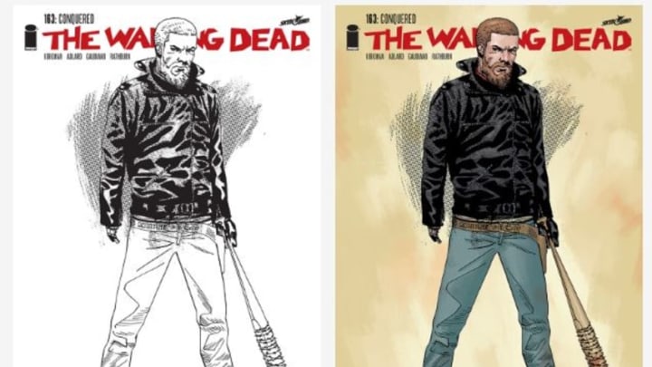 The Walking Dead 163 variant covers - Image Comics and Skybound, Skybound.com