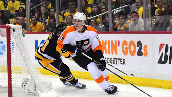 PITTSBURGH, PA - APRIL 13: Travis Sanheim