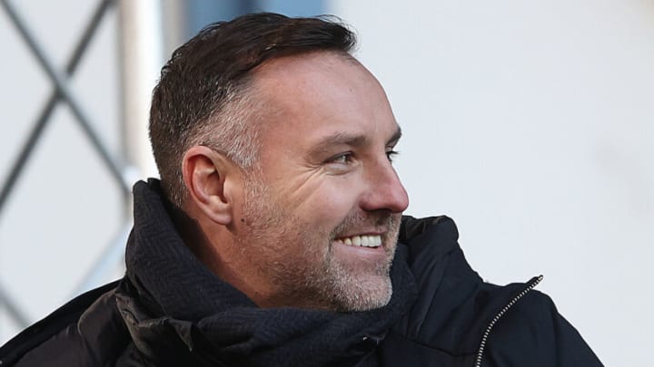 GLASGOW, SCOTLAND - JANUARY 02: Ex Rangers player Kris Boyd is seen during the Ladbrokes Scottish Premiership match between Rangers and Celtic at Ibrox Stadium on January 02, 2021 in Glasgow, Scotland. The match will be played without fans, behind closed doors as a Covid-19 precaution. (Photo by Ian MacNicol/Getty Images)