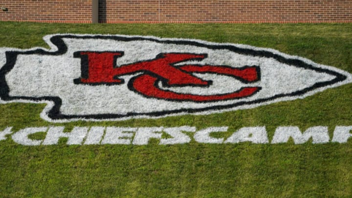 Jul 28, 2021; St. Joseph, MO, United States; A general view of the camp logo during training camp at Missouri Western State University. Mandatory Credit: Denny Medley-USA TODAY Sports