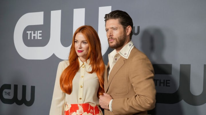 NEW YORK, NEW YORK - MAY 19: Danneel Ackles and Jensen Ackles attend The CW Network's 2022 Upfront Arrivals at New York City Center on May 19, 2022 in New York City. (Photo by Kevin Mazur/Getty Images for The CW)