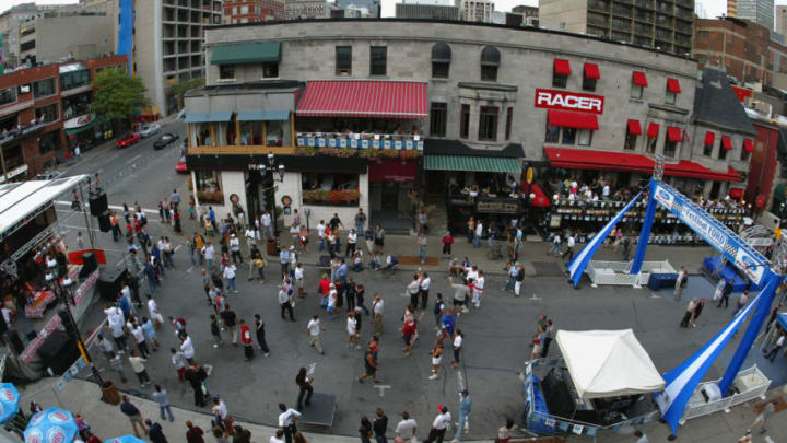 MONTREAL- AUGUST 24: Montreal street activities during the Molson Indy Montreal, round 13 of the CART (Championship Auto Racing Teams) Fed Ex Championship Series on August 24, 2002 at the Circuit Gilles-Villeneuve,Montreal,Quebec,Canada .(Photo by Darrell Ingham/Getty Images). MONTREAL- AUGUST 24: Montreal street activities during the Molson Indy Montreal, round 13 of the CART (Championship Auto Racing Teams) Fed Ex Championship Series on August 24, 2002 at the Circuit Gilles-Villeneuve,Montreal,Quebec,Canada .(Photo by Darrell Ingham/Getty Images).