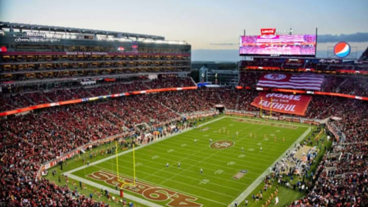 Sep 12, 2016; Santa Clara, CA, USA; A general view of Levi’s Stadium during an NFL game between the San Francisco 49ers and the Los Angeles Rams. Mandatory Credit: Kirby Lee-USA TODAY Sports