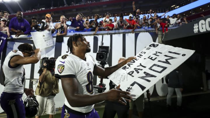 Lamar Jackson, Ravens (Photo by Kevin Sabitus/Getty Images)