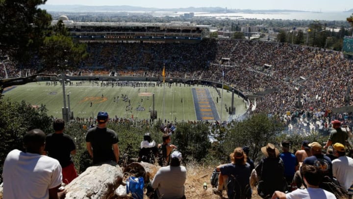 BERKELEY, CA - SEPTEMBER 05: A general view from the hill overlooking California Memorial Stadium during the California Golden Bears game against the Grambling State Tigers on September 5, 2015 in Berkeley, California. (Photo by Ezra Shaw/Getty Images)