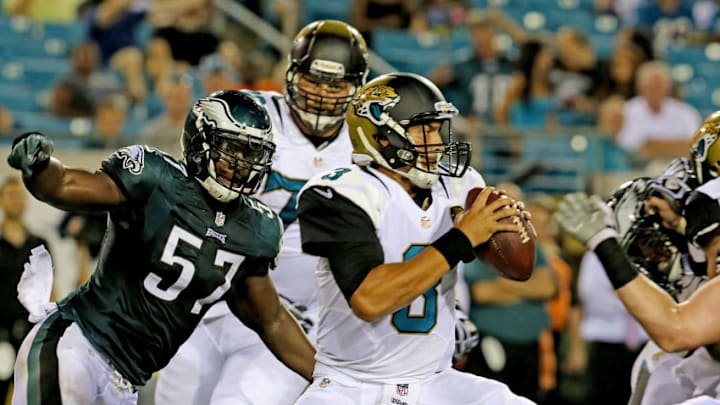 JACKSONVILLE, FL - AUGUST 24: Mike Kafka JACKSONVILLE, FL - AUGUST 24: Mike Kafka