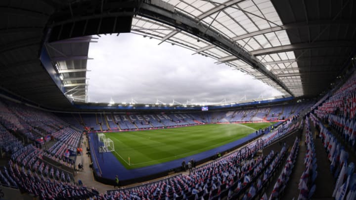 LEICESTER, ENGLAND – SEPTEMBER 11: A general view inside the stadium prior to the international friendly match between England and Switzerland at The King Power Stadium on September 11, 2018 in Leicester, United Kingdom. (Photo by Laurence Griffiths/Getty Images)