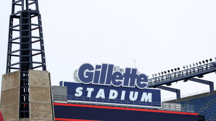 FOXBOROUGH, MASSACHUSETTS - MARCH 17: A view of Gillette Stadium, the home of the New England Patriots, on March 17, 2020 in Foxborough, Massachusetts. Quarterback Tom Brady announced he will leave the New England Patriots after 20 seasons with the team to enter free agency. (Photo by Maddie Meyer/Getty Images)