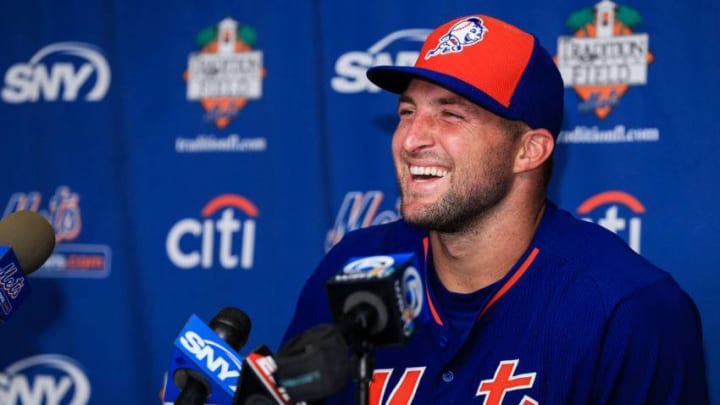 Tim Tebow, New York Mets. (Photo by Rob Foldy/Getty Images)