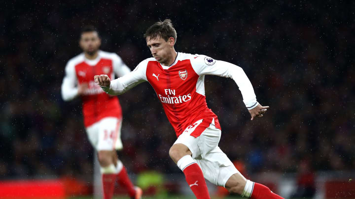 LONDON, ENGLAND – DECEMBER 10: Nacho Monreal of Arsenal in action during the Premier League match between Arsenal and Stoke City at the Emirates Stadium on December 10, 2016 in London, England. (Photo by Julian Finney/Getty Images)