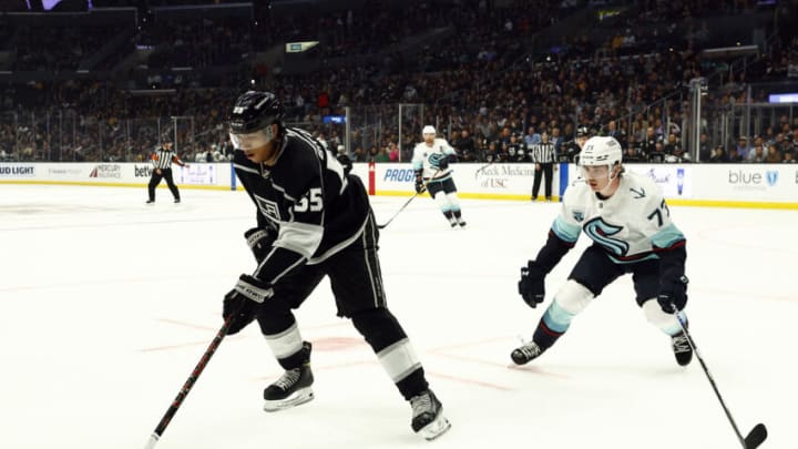 Quinton Byfield #55, Los Angeles Kings (Photo by Ronald Martinez/Getty Images)