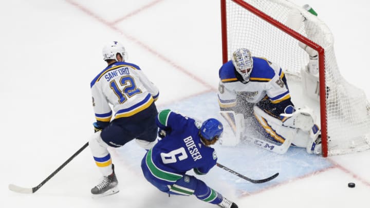 St. Louis Blues left wing Zach Sanford (12)Mandatory Credit: Perry Nelson-USA TODAY Sports
