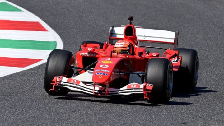 Mick Schumacher, Ferrari, Formula 1 (Photo by MIGUEL MEDINA/POOL/AFP via Getty Images)