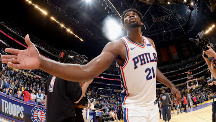 LOS ANGELES, CA - NOVEMBER 15: Joel Embiid