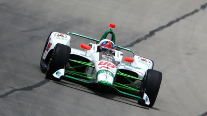 FORT WORTH, TEXAS - JUNE 07: Colton Herta of the United States, driver of the #88 GESS Capstone Honda (Photo by Brian Lawdermilk/Getty Images)