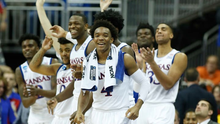 KU basketball – Mandatory Credit: Jay Biggerstaff-USA TODAY Sports