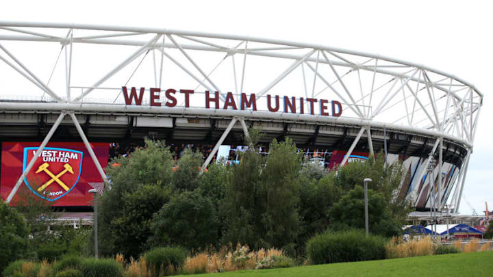 LONDON, ENGLAND - AUGUST 18: A general view of London Stadium prior to the Premier League match between West Ham United and AFC Bournemouth at London Stadium on August 18, 2018 in London, United Kingdom. (Photo by Marc Atkins/Getty Images)