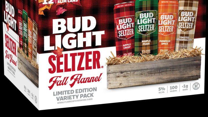 Bud Light Seltzer Fall Flannel hard seltzer Variety pack