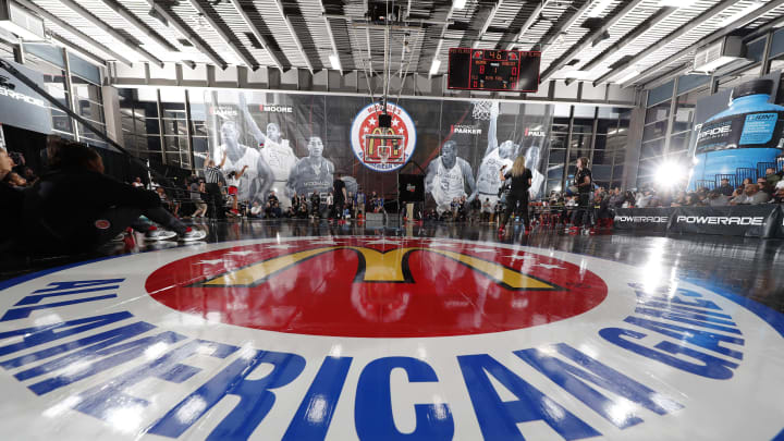 Mar 27, 2017; Chicago, IL, USA; A general wide angle view taken during the McDonald’s High School All-American Powerade Jamfest at the Keating Sports Center at Illinois Institute of Technology. Mandatory Credit: Brian Spurlock-USA TODAY Sports