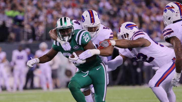 EAST RUTHERFORD, NJ – NOVEMBER 02: Bilal Powell (Photo by Abbie Parr/Getty Images)