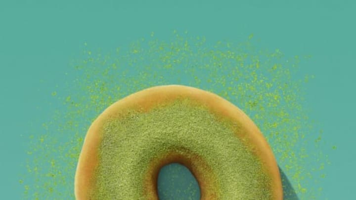 New Dunkin Matcha offerings include a Matcha donut,