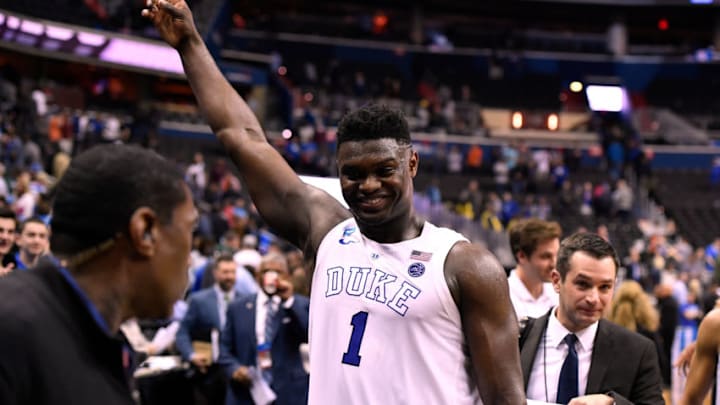 Duke Blue Devils phenom Zion Williamson (Photo by Lance King/Getty Images)