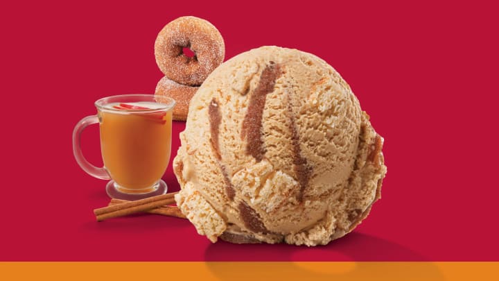 Baskin-Robbins Apple Cider Donut flavor for October