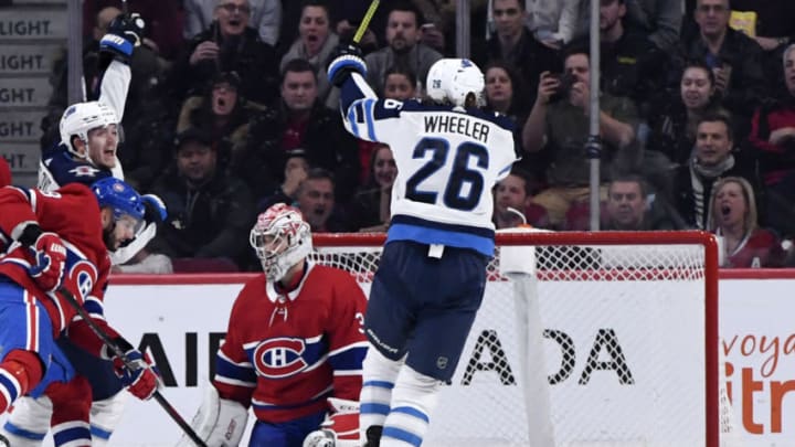 Winnipeg Jets, Blake Wheeler #26, (Mandatory Credit: Eric Bolte-USA TODAY Sports)