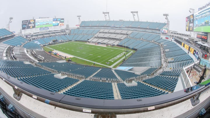 JACKSONVILLE, FLORIDA – DECEMBER 29: A general view of TIAA Bank Field before the start of a game between the Jacksonville Jaguars and Indianapolis Colts on December 29, 2019 in Jacksonville, Florida. (Photo by James Gilbert/Getty Images)