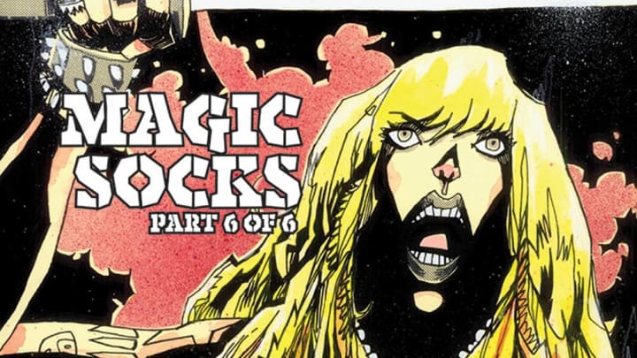 GRRL SCOUTS: MAGIC SOCKS #6 Walking Dead Cover - Promo Photo Credit: Image Comics