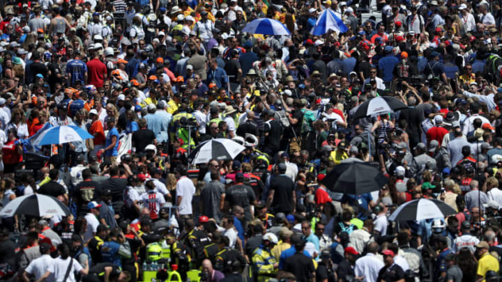 INDIANAPOLIS, IN - MAY 27: The grid is seen prior to the 102nd Indianapolis 500 at Indianapolis Motorspeedway on May 27, 2018 in Indianapolis, Indiana.(Photo by Patrick Smith/Getty Images)