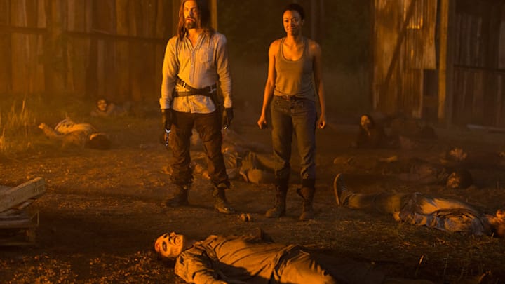 Jesus and Sasha on The Walking Dead (Photo: Gene Page/AMC)