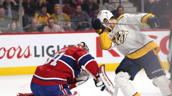 Feb 10, 2018; Montreal, Quebec, CAN; Montreal Canadiens Carey Price Mandatory Credit: Jean-Yves Ahern-USA TODAY Sport