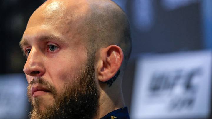 RIO DE JANEIRO, BRAZIL - MAY 10: UFC men's bantamweight contender Brian Kelleher of the United States speaks to the media during Ultimate Media Day on May 10, 2018 in Rio de Janeiro, Brazil. (Photo by Buda Mendes/Zuffa LLC/Zuffa LLC via Getty Images)